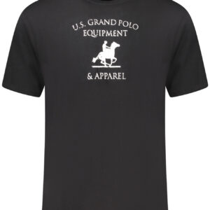U.S. GRAND T-SHIRT MANICHE CORTE UOMO NERO