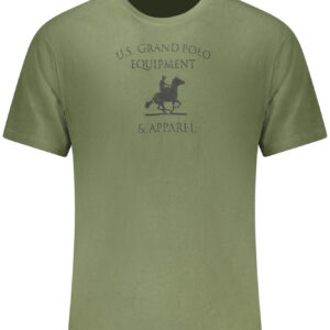 U.S. GRAND T-SHIRT MANICHE CORTE UOMO VERDE