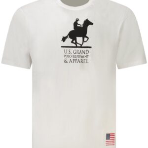 U.S. GRAND T-SHIRT MANICHE CORTE UOMO BIANCO