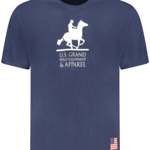 U.S. GRAND T-SHIRT MANICHE CORTE UOMO BLU
