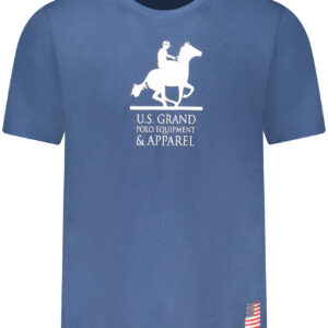 U.S. GRAND T-SHIRT MANICHE CORTE UOMO BLU