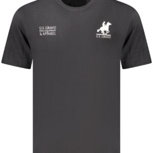U.S. GRAND T-SHIRT MANICHE CORTE UOMO NERO