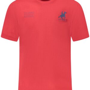 U.S. GRAND T-SHIRT MANICHE CORTE UOMO ROSSO