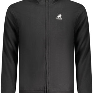 U.S. GRAND FELPA CON ZIP UOMO NERO