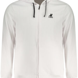 U.S. GRAND FELPA CON ZIP UOMO BIANCO