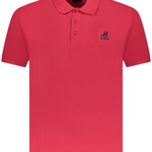 U.S. GRAND POLO MANICHE CORTE UOMO ROSSO