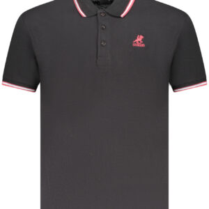 U.S. GRAND POLO MANICHE CORTE UOMO NERO
