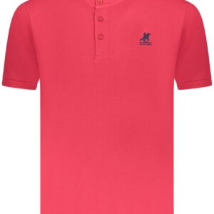 U.S. GRAND POLO MANICHE CORTE UOMO ROSSO