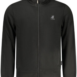 U.S. GRAND FELPA CON ZIP UOMO NERO
