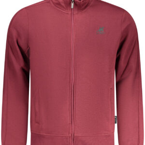 U.S. GRAND FELPA CON ZIP UOMO ROSSO