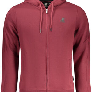 U.S. GRAND FELPA CON ZIP UOMO ROSSO