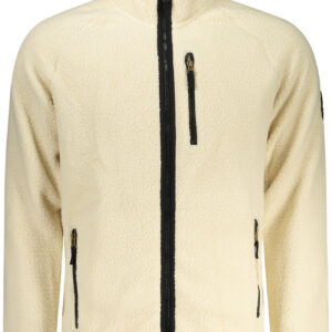 U.S. GRAND FELPA CON ZIP UOMO BIANCO