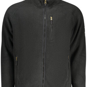 U.S. GRAND FELPA CON ZIP UOMO NERO