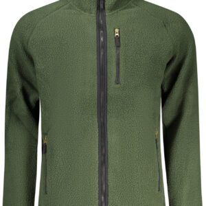 U.S. GRAND FELPA CON ZIP UOMO VERDE