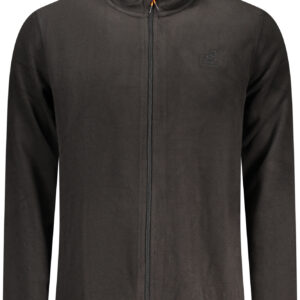 U.S. GRAND FELPA CON ZIP UOMO NERO