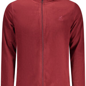 U.S. GRAND FELPA CON ZIP UOMO ROSSO