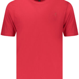 U.S. GRAND T-SHIRT MANICHE CORTE UOMO ROSSO