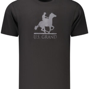 U.S. GRAND T-SHIRT MANICHE CORTE UOMO NERO