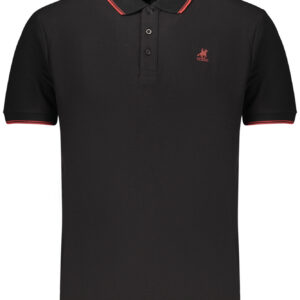 U.S. GRAND POLO MANICHE CORTE UOMO NERO
