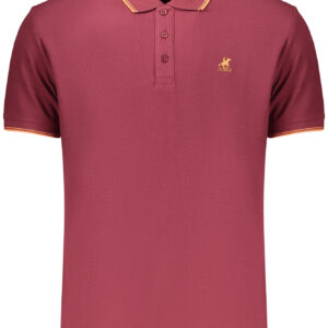 U.S. GRAND POLO MANICHE CORTE UOMO ROSSO