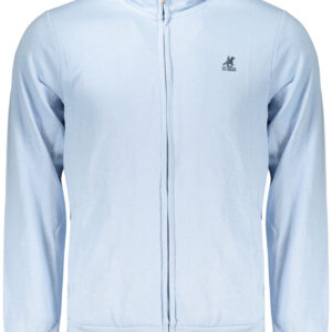 U.S. GRAND FELPA CON ZIP UOMO AZZURRO