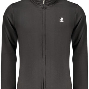 U.S. GRAND FELPA CON ZIP UOMO NERO