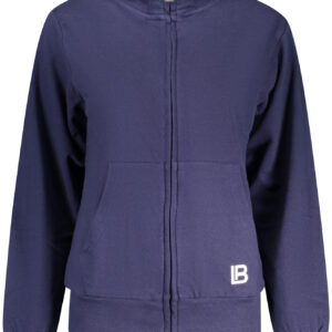 LAURA BIAGIOTTI FELPA CON ZIP DONNA BLU