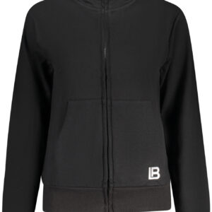LAURA BIAGIOTTI FELPA CON ZIP DONNA NERO