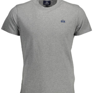 LA MARTINA T-SHIRT MANICHE CORTE UOMO GRIGIO