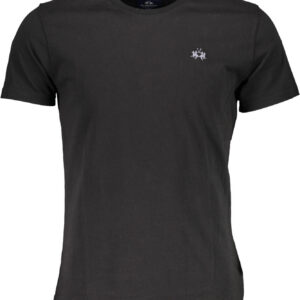 LA MARTINA T-SHIRT MANICHE CORTE UOMO NERO