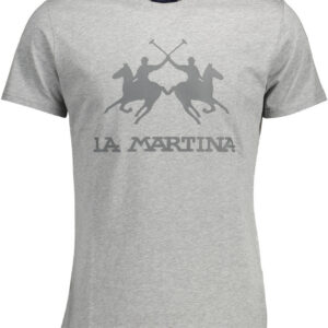 LA MARTINA T-SHIRT MANICHE CORTE UOMO GRIGIO