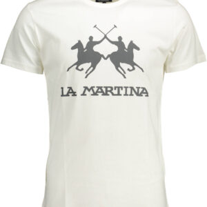 LA MARTINA T-SHIRT MANICHE CORTE UOMO BIANCO