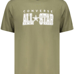 CONVERSE T-SHIRT MANICHE CORTE UOMO VERDE