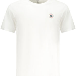 CONVERSE T-SHIRT MANICHE CORTE UOMO BIANCO