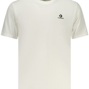 CONVERSE T-SHIRT MANICHE CORTE UOMO BIANCO