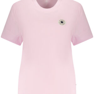 CONVERSE T-SHIRT MANICHE CORTE DONNA ROSA