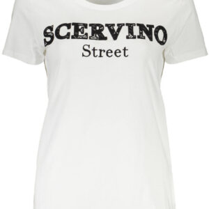 SCERVINO STREET T-SHIRT MANICHE CORTE DONNA BIANCO