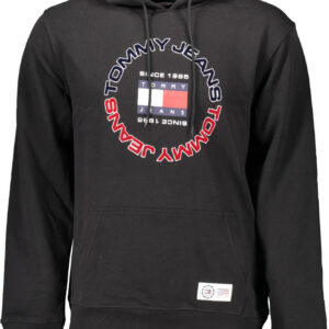 TOMMY HILFIGER FELPA SENZA ZIP UOMO NERO