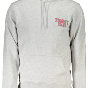 TOMMY HILFIGER FELPA SENZA ZIP UOMO GRIGIO