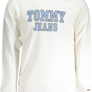 TOMMY HILFIGER FELPA SENZA ZIP UOMO BIANCO