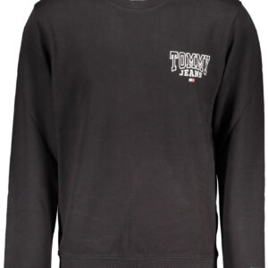 TOMMY HILFIGER FELPA SENZA ZIP UOMO NERO