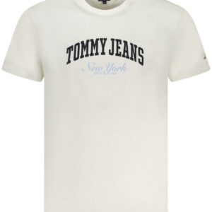 TOMMY HILFIGER T-SHIRT MANICHE CORTE UOMO BIANCO