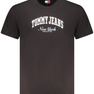 TOMMY HILFIGER T-SHIRT MANICHE CORTE UOMO NERO