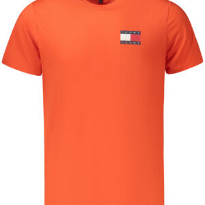 TOMMY HILFIGER T-SHIRT MANICHE CORTE UOMO ARANCIO