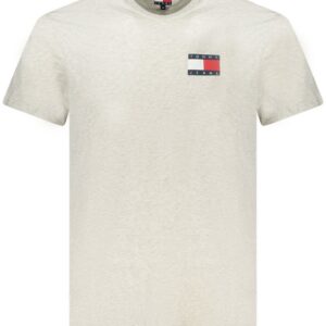 TOMMY HILFIGER T-SHIRT MANICHE CORTE UOMO GRIGIO