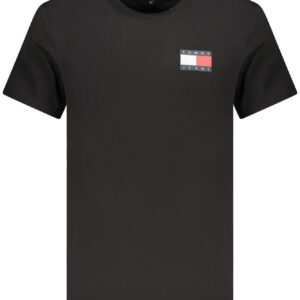 TOMMY HILFIGER T-SHIRT MANICHE CORTE UOMO NERO