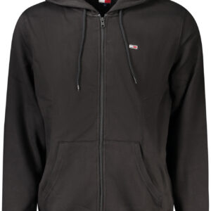 TOMMY HILFIGER FELPA CON ZIP UOMO NERO