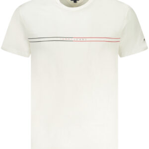 TOMMY HILFIGER T-SHIRT MANICHE CORTE UOMO BIANCO