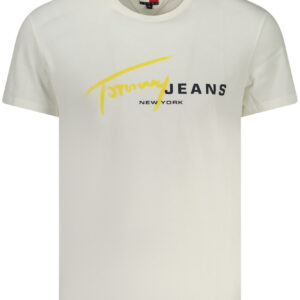 TOMMY HILFIGER T-SHIRT MANICHE CORTE UOMO BIANCO