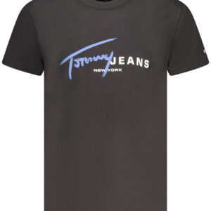 TOMMY HILFIGER T-SHIRT MANICHE CORTE UOMO NERO